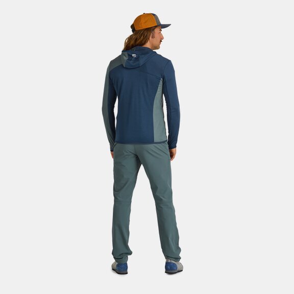 Fleece light melange hoody m store